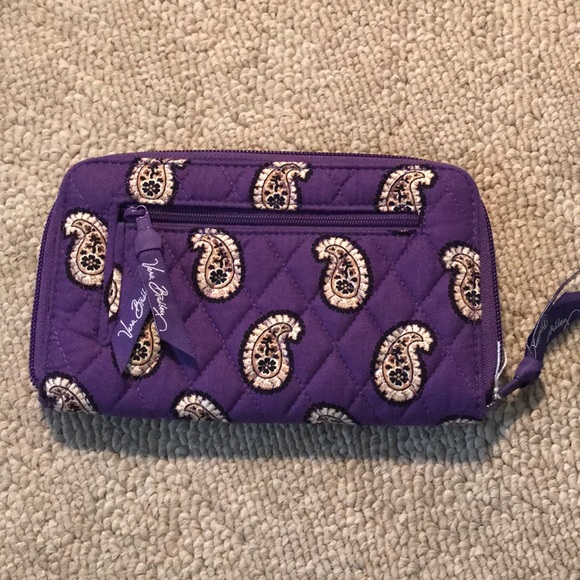 Vera Bradley Handbags - Vera Bradley Zip Around Wallet in Simply Violet